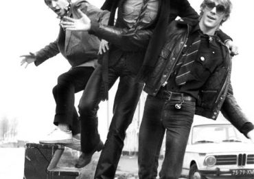 Sting, Andy Summers and Stewart Copeland of The Police pose outside Dutch TV studios in Amsterdam, Holland, 1979.  

Photo: Barry Schultz
Exclusive!