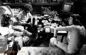 Glenn Frey and Don Henley of the Eagles made at Glenn's home in Los Angeles in 1975 during an interview with Dutch music magazine Muziekkrant OOR journalist Constant Meijers